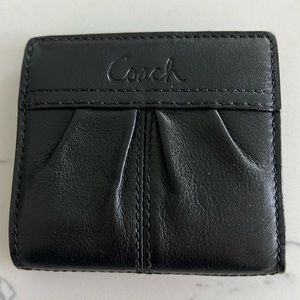 Coach soho pleated mini wallet